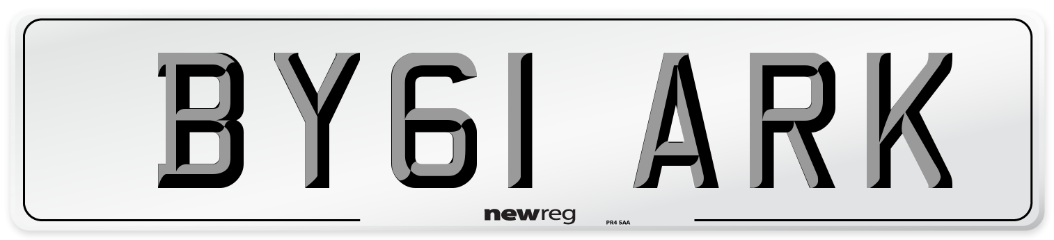 BY61 ARK Number Plate from New Reg